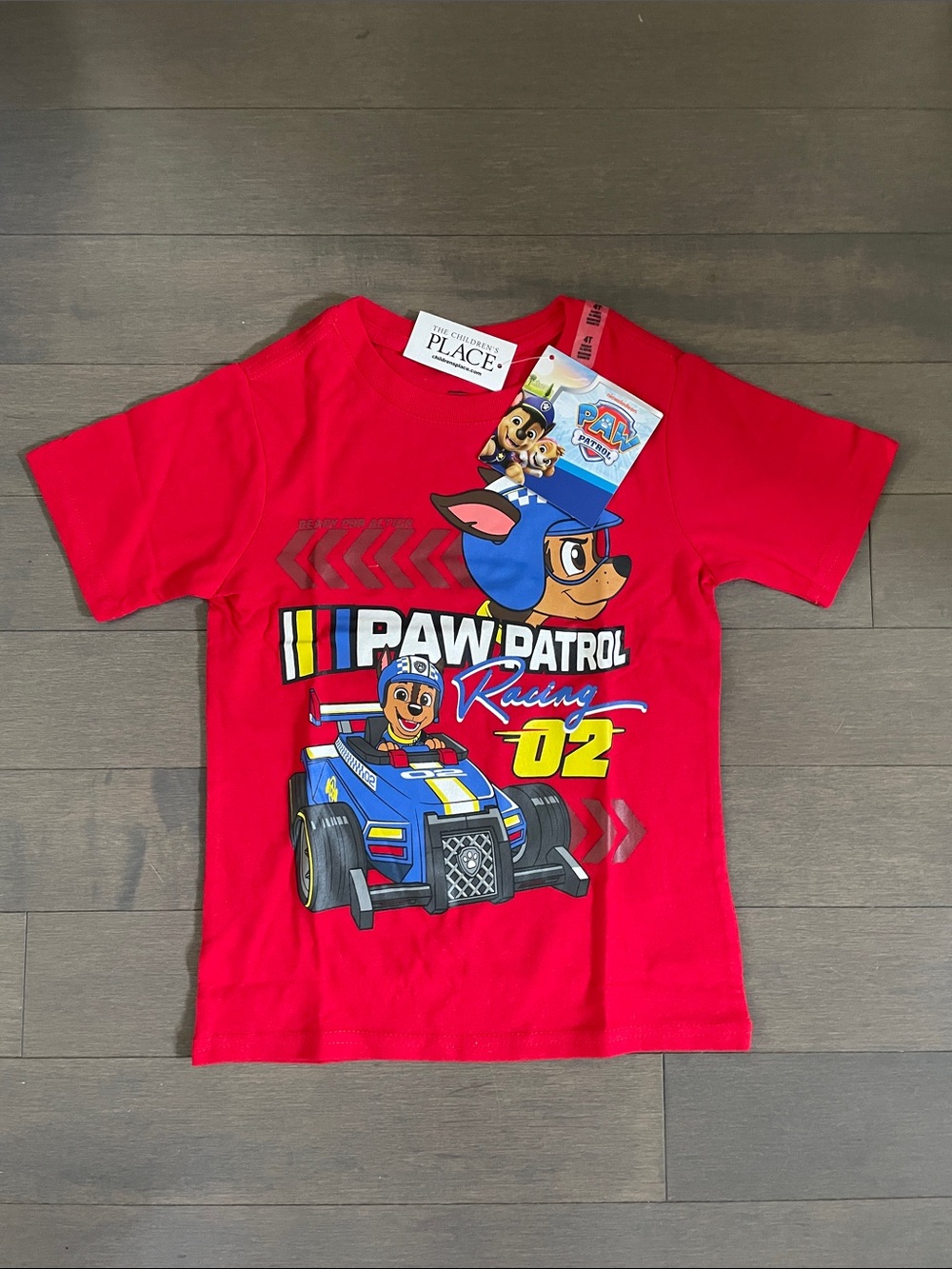 The Children's Place Red Paw Patrol Racing Graphic Tee
